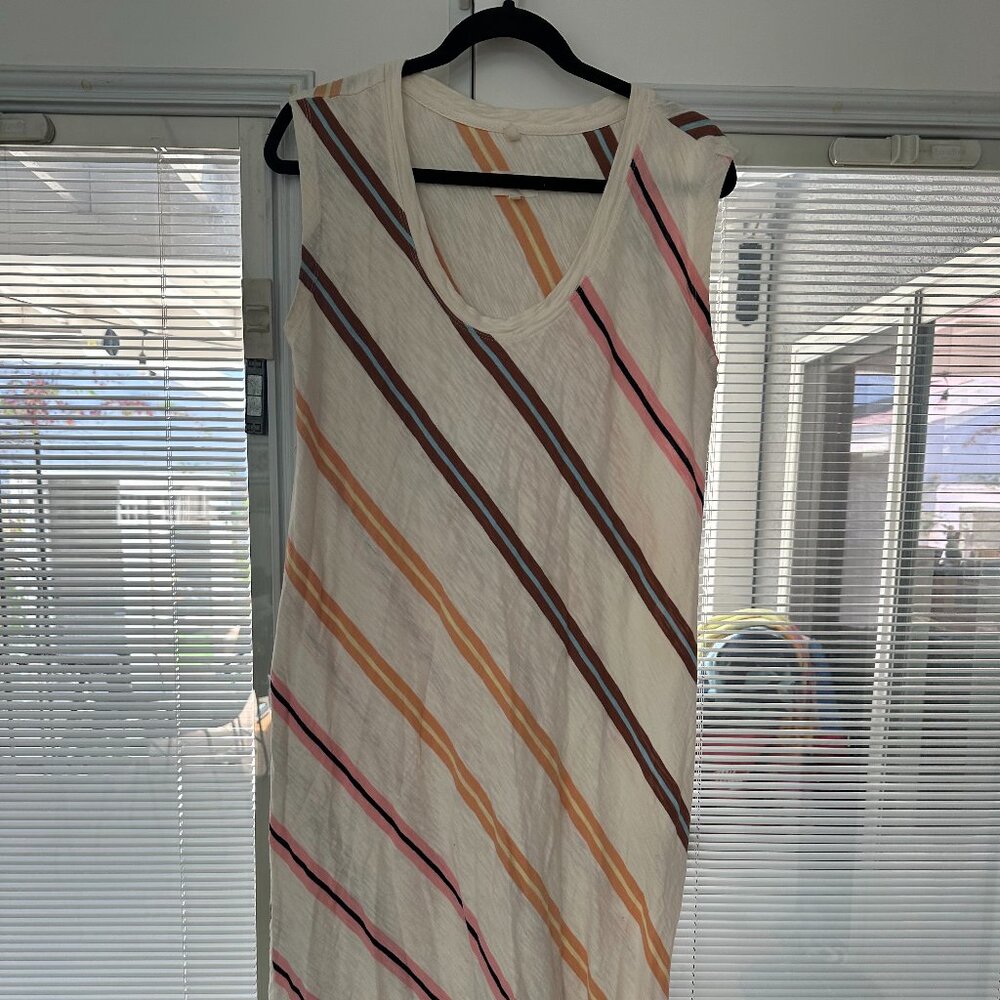 Lou & Grey striped sleeveless t-shirt dress